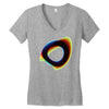 orbital wonky style Women's V-Neck T-Shirt