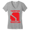 Thompson High School Wrestling (Vision Quest) Women's V-Neck T-Shirt