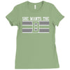 she wants the d Ladies Fitted T-Shirt
