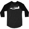 grumman f7f tigercat air attack 3/4 Sleeve Shirt