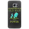 never underestimate an old man with a Samsung Galaxy S7 Edge