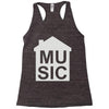 house music Racerback Tank