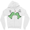 t rex problems Zipper Hoodie