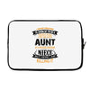 Super Cool Aunt Of A Freaking Awesome Niece Laptop sleeve