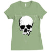 space skull Ladies Fitted T-Shirt