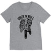 rock and roll V-Neck Tee