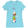 mid air disintegrated Ladies Fitted T-Shirt