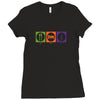 eat sleep radio Ladies Fitted T-Shirt