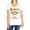 cinco de mayo badass skull Ladies Curvy T-Shirt