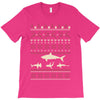 christmas ugly shark T-Shirt
