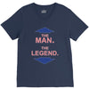 the man   the legend funny V-Neck Tee