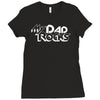 my dad rocks Ladies Fitted T-Shirt
