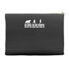 be nice to fat people bear chase funny pub joke Accessory Pouches