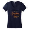 my favorite season is pumpkin spice Women's V-Neck T-Shirt