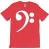 bass cleff funny T-Shirt