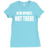 gym update not there Ladies Fitted T-Shirt