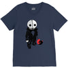 creepy doll trick or treat V-Neck Tee