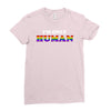 I'm Only Human Ladies Fitted T-Shirt