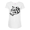 tribal tiger Maternity Scoop Neck T-shirt