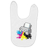 puker printer Baby Bibs