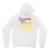 awesome since november 1970 Unisex Hoodie