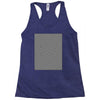 optical illusion skull, ideal gift or birthday present. Racerback Tank