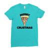 merry crustmas Ladies Fitted T-Shirt