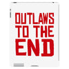 outlaws to the end 2 iPad 3 and 4 Case