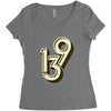 number of 139 Women's Triblend Scoop T-shirt