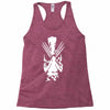 wolverine avengers inspired superhero Racerback Tank