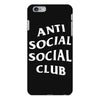 anti social social club White logo iPhone 6 Plus/6s Plus Case