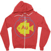 gold fish Zipper Hoodie