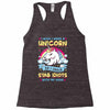 I Wish I Were A Unicorn So I Could Stab Idiots With My Head Racerback Tank