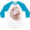 banana eating lion 3/4 Sleeve Shirt