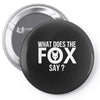 what does the fox say Pin-back button