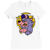 loup de cartoon Ladies Fitted T-Shirt