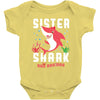 sister shark doo doo doo family matching Baby Bodysuit