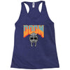 Doom With Mask Racerback Tank