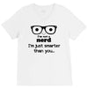 i'm not a nerd i'm just smarter than you V-Neck Tee