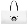 zelda logo black logo Weekender Totes