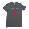 i need a hug Ladies Fitted T-Shirt