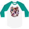 wicked jester skull 3/4 Sleeve Shirt