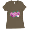 softball diva neon Ladies Fitted T-Shirt