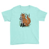 polygon fox graphic Youth Tee
