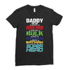 daddy you are my favorite superhero Ladies Fitted T-Shirt