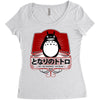 My Neighbor Totoro Women's Triblend Scoop T-shirt