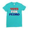 Vote For Pedro Ladies Fitted T-Shirt