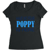 have no fear poppy is here Women's Triblend Scoop T-shirt