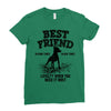 Best Friend Doberman Ladies Fitted T-Shirt