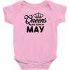 queens are born in may Infant Clothing